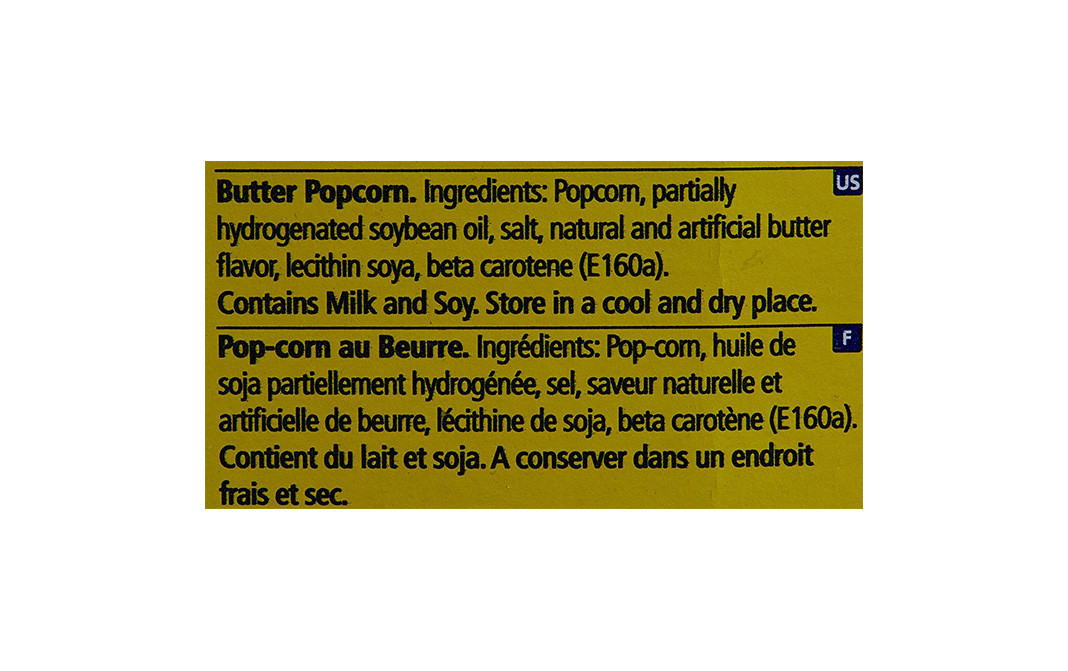 American Garden Popcorn Butter    Box  273 grams